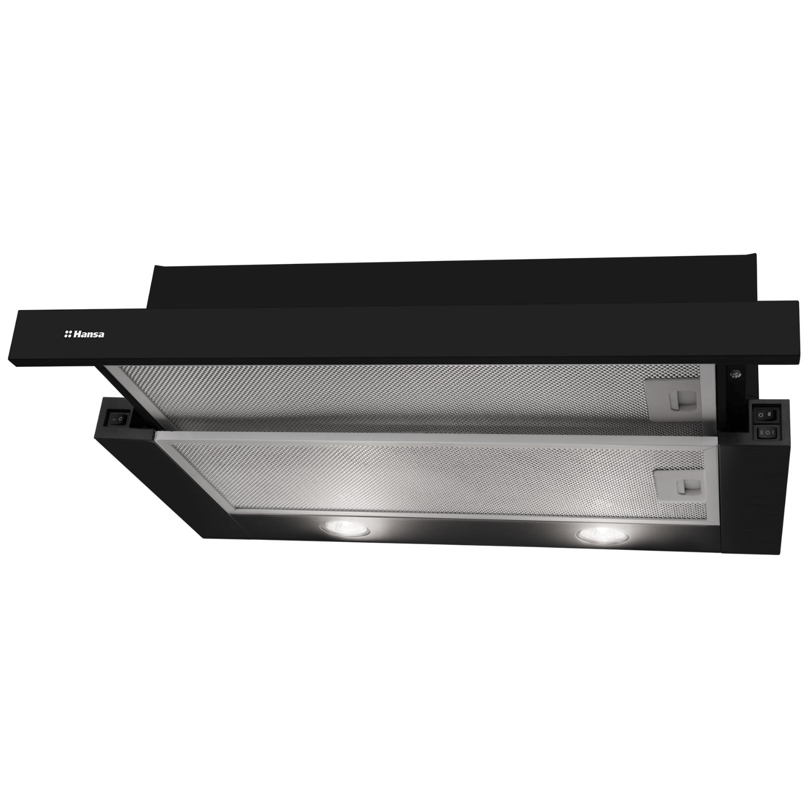 178576_nrr9xfagvdrkhbtc.jpg Hota telescopica Hansa, 60 cm, 270 m3/h, 1 motor, 2 filtre aluminiu, 3 trepte - imagine 1