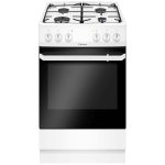 Aragaz mixt Hansa, cuptor electric, ventilator recirculare aer, 50 cm, 4 arzatoa