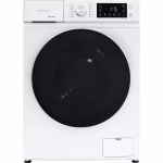 Masina de spalat rufe Daewoo DWD-FV2021-5, motor inverter 7 kg, 1200 rpm, clasa A-10%, 16 programe, butoane touch, usa dubla neagra (PC Cover), culoare Alb