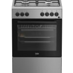 Aragaz Beko, 4 arzatoare cu eficienta ridicata, aprindere buton, cuptor electric