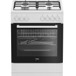 Aragaz mixt Beko, 4 arzatoare cu eficienta ridicata, aprindere electrica, grill