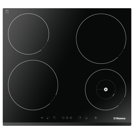 bhi68508_1.png Plita pe inductie Hansa, 60 cm, negru - imagine 1