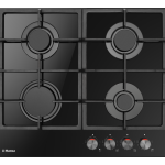 Plita pe gaz Hansa, gaz pe pe sticla, 60 cm, negru