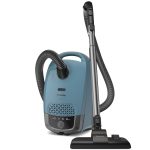 Aspirator Miele cu sac, Guard S1 Junior Nordic Blue, buton rotativ cu 4 trepte,