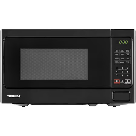 mm-em20pbk_1.jpg Cuptor microunde digital Toshiba, volum 20L, 800W, 6 functii gatire presetate, 1 - imagine 1