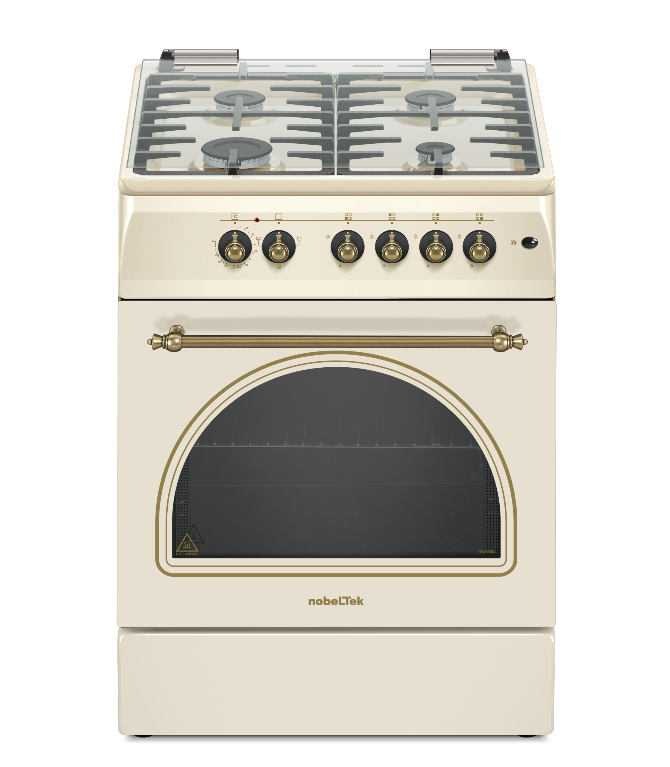 nlt_6604rbfe1_2-scaled Aragaz rustic Nobeltek, 60x60, plita gaz, cuptor electric, aprindere electrica, - imagine 1