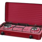 Plita NobeLTek exterior, gaz, 2 arzatoare, gratar emailat, fara sigurata, diuze