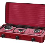 Plita NobeLTek exterior, gaz, 3 arzatoare, gratar emailat, fara sigurata, diuze